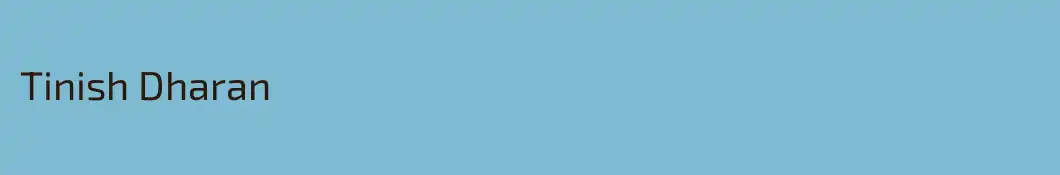 Tinish Dharan